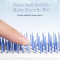Hair Brush, Self-Cleaning Anti-Static Detangling Massage Comb, One-pull Clean Scalable Rotate Lifting Self Cleaning Hairbrush (White, Blue, Pink, 1 Count). 