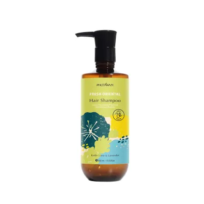 Phutawan Fresh Oriental Hair Shampoo (Kaffir Lime/Lavender/Vitamin B5)