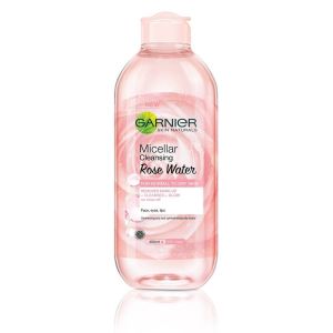 Garnier Micellar Rose Water Cleanse & Glow 125ml - 400ml || Skincare Pembersih Wajah Kulit Glowing