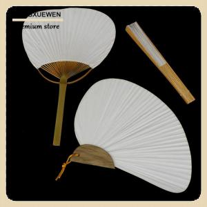 [COD] 1pc White Folding Elegant Paper Hand Fan Wedding Party Favors