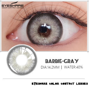 Barang spot~【Bayar Di Tempat】Eyeshare1 Sepasang BARBIE BROWN / GEAY Lensa Kontak Softlens Normal softlens mata /Living Color Minus 0.00 Soflen/Diameter14.2mm Mata Korea(KOTAK LENSA GRATIS)Softlens / Softlen / Soflens-2022 NEW