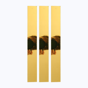 10 Miếng Dán Gương Viền Trần Tự Làm Miếng Dán Gạch Tường Nghệ Thuật Acrylic Tự Dính Miếng Dán Tường 3D Trang Trí Trang Trí 5*20Cm