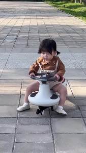 guanwu  Childrens Swing Car 1 One 3 Silent Ride-On Car for Boys and Girls Adults Can Sit Double Shockproof Anti-Rollover Rocking Car