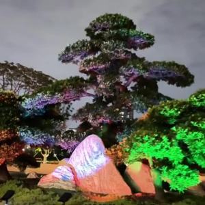 SXH led Solar Tree Light Solar Lawn Lamp Outdoor Waterproof Garden Ground Plug Landscape Light