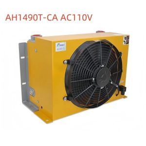 xpkQ Hydraulic Air Cooler Radiator AH1490T-CA Hydraulic Oil Large Flow Rate 250L Oil Cooling 12V 24V 220V 380V 4P6B8