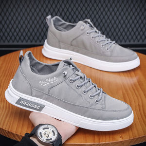 MYLY Sepatu Sneakers New York Pria Wanita Casual Kanvas Hitam Abu Import Korea Style