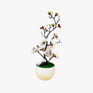 Sampai7an PBP31 / Tanaman Plastik Pot Bunga Hias Dekorasi Rumah Bunga Plum Blossom Musim Dingin Nuansa Jepang Estetik Flower Artificial / COD