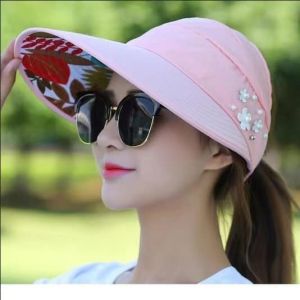 Women Summer Outdoor Anti-UV Beach Sunscreen Sun Hat