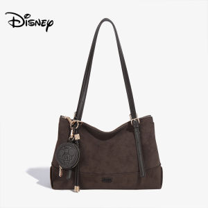 Tote Túi Đeo Vai cũ xưa màu nâu Mickey của Disney | Túi khoác vai dành cho nữ thêu mickey của Disney-màu caramel cổ điển thích hợp cho đi lại và sử dụng bình thường