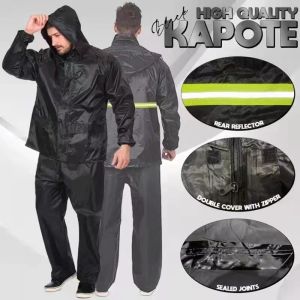 RMY #99 Waterproof Motorcycle Terno Raincoat with reflector Rainsuit