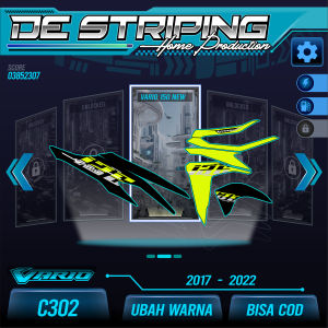 Stiker Vario 150 New 2017-2022 Semifull Stiker Vario 150(C302)