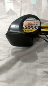 klakson keong single / klakson keong satuan / snail horn 1 pcs 12volt 600hz buat motor dan mobil
