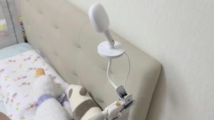 iTODOS Baby Monitor Mount Compatible with Nanit Pro Smart Baby Monitor & Flex Stand Baby Monitor 8inches Flexible Arm Monitor MountAttach Your Baby Cam Wherever You Like-1pack