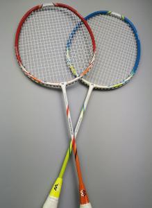 Full Carbon fiber badminton racket COUPLE racket orange greencolor 3U G5 26LBS FREE SHIPPING