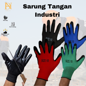 Sarung Tangan Safety Anti Gores / sarung tangan kerja safety terbaru ANTI SLIP / Sarung Tangan palm fit / Sarung Tangan Proyek anti cutting