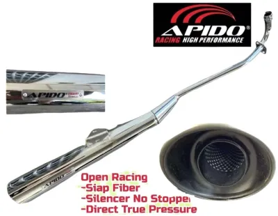 Exhaust APIDO KRISS110 KRISS-2 EXHAUST Open Standard Racing APIDO KRISS110 KRISS2 kriss 110 2 exzos ekzos standard std