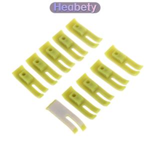 Heabety 10 cái MT-18 Presser chân lockstitch máy may đặc biệt chịu mài mòn Presser chân cơ sở tấm Presser tấm