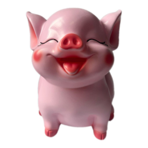 NO4 PANDA Large Capacity Pig Piggy Bank Decorative Savings Tank Cartoon Money Boxes Piggy Bank Model Cartoon Zodiac Pig Ornaments New Years