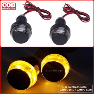 Jalu Stang Motor Variasi Nyala LED Bisa 2 Mode & Jadi Lampu Sein Satu Set Universal Aksesoris Lampu