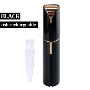Portable Electric Hair Epilator Painless Women Face Hair Remover Eyebrow Nose Hair Trimmer Electric Body Painless Hair Removal Shaving Tool Hair Shaver CNY Gift Present