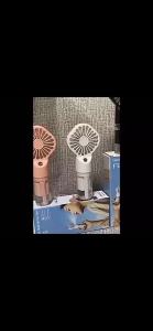 ✅100% Original Meet USB Rechargeable Handheld Nano Spray Fan Portable Mini Water Mist Fan
