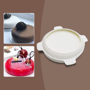 【Ready Stock】Cetakan Kue Cake Pan Motif Round Entremet Mold Kitchen DIY Cetakan Kue Es Krim Kue Puding Coklat Non-stick Bahan Silicone