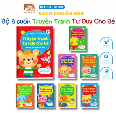 Sách Combo Truyện Tranh Tư Duy Cho Bé Bé Tập Đọc Học Điều Hay (8 Cuốn)