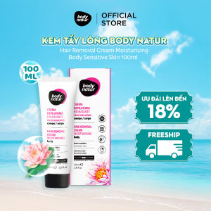 Kem tẩy lông Body Natur Hair Removal Cream Moisturising Body Sensitive Skin 100ml
