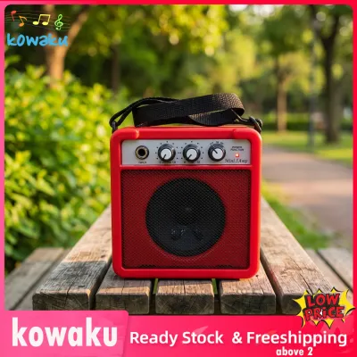 kowaku Compact Mini Guitar Amplifier 5W Portable Practice Amp Lightweight Guitar Amplifier with Strap Plug-Information Guitarists