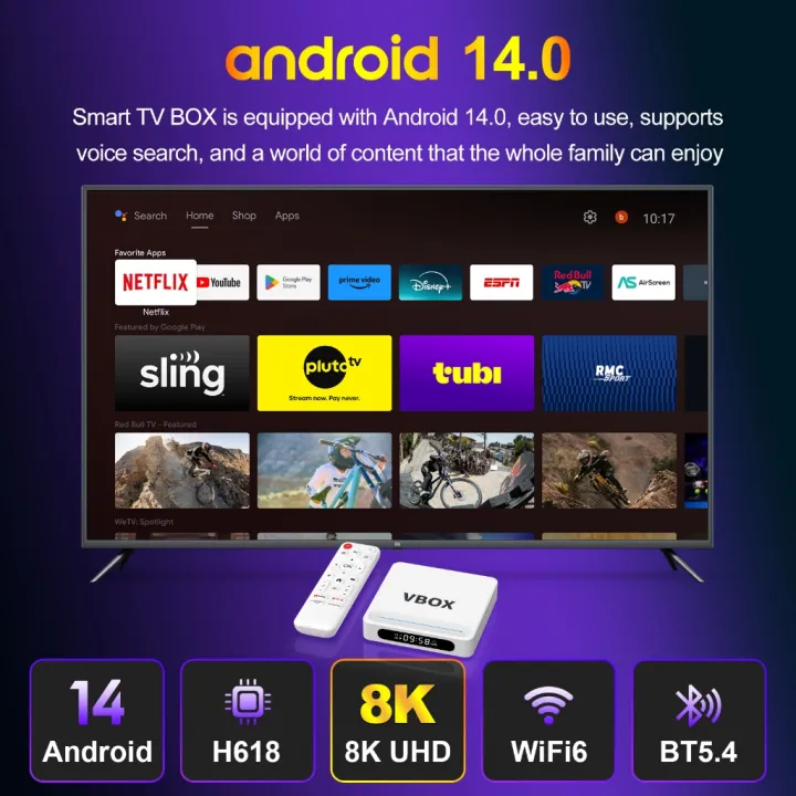TVBox%20Android%2014.0%20VBOX%208K%20Bluetooth%20wifi6%20Voice%20Control%205Gwifi%20G00gle%20Chr0me%20-%20Image%203