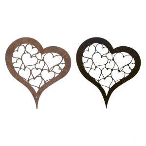 Trang trí gỉ tim tượng Cổ Phần cho gỉ vườn parterre decors đạo cụ chụp ảnh đáng yêu bức tượng nhỏ