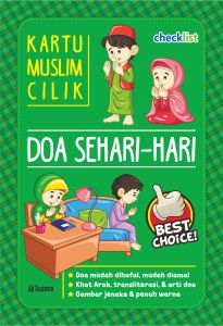 Kartu Belajar Praktis Anak Muslim Cilik Doa Sehari Hari - Buku Ori Tersegel Plastik dengan Ilustrasi Menarik dan Terjemahan Bahasa Indonesia (80 Halaman, 12x18 cm, Jilid Ring)