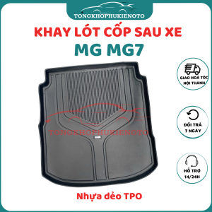 LÓT CỐP nhựa dẻo xe MG MG7 chất liệu TPO cao cấp không mùi không thấm nước dễ vệ sinh lắp đặt