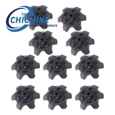 10Pcs Golf Shoe Spikes Fast Release Ultra Thin Replacement Golf Shoe Soft Cleats Pins for Golf 10Pcs Useful Golf