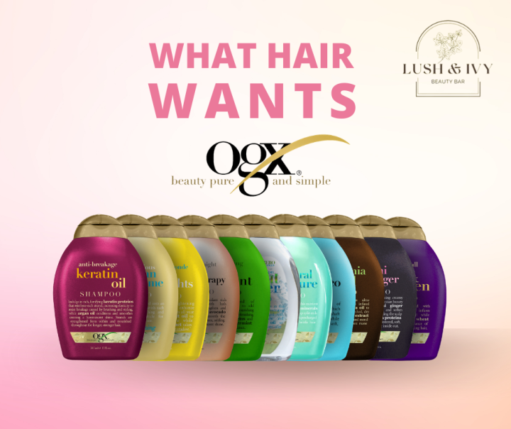 OGX Shampoo and Conditioner Series 385ml Lazada