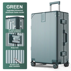 SAFARI Aluminum Frame 20/24/26/28 Inch Luggage Middle Frame Reinforced Luggage Travel Luggage Sturdy Durable Universal Wheel Suitcase Password Boarding Case Large Capacity