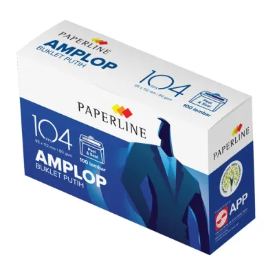 AMPLOP PAPERLINE 104 PPS PUTIH POLOS 621249819