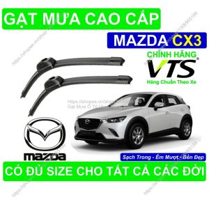 Gạt Mưa Silicon Nano Kính Lái Mazda CX3 Cặp Gạt Mưa K.ính Lái Mazda CX3 Có Đủ Size C.ho Các Đời Xe Mazda CX3