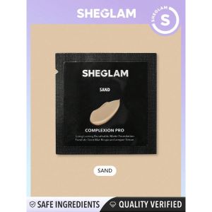 SHEGLAM Complexion Pro Long Lasting Breathable Matte Foundation Sample Waterproof Oil-Control Buildable Coverage