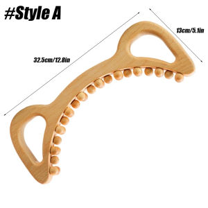 Wooden Trigger Point Massage Brush Wood Therapy Massage Tools Cellulite Reduction for Lymphatic Drainage Body Sculpting Tool