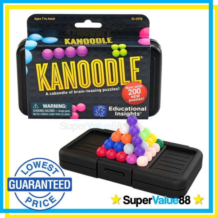 Original Kanoodle Clic 3D Brain Teaser Game With 200 New Puzzles for