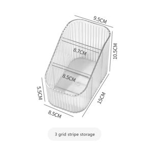 1PC Acrylic Transparent Box Storage Box with Cover Eyelash Extension Tool Lash Accessories Lashes Glue Tweezer Holder Organizer