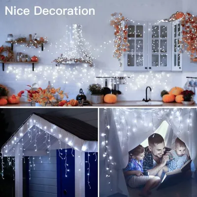 Solar Christmas Light Outdoor Waterproor 96/120/216LED Christmas String Light Garland Decorative Holiday Light