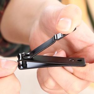 SUPERMARKET Gunting Kuku Kaki Besar Hitam Jumbo Stainless Manicure Pedicure /  Alat Jepit Kuku Tajam Stainless Steel /  Pemotong Kuku /  Gunting Kuku Besar /  Kecil