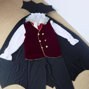Carnival Party Dress Up Costume Children Role Play Vampiran Perfect for Holiday Party Halloween Street Cosplay2026