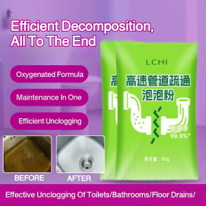 🔥 HOT 🔥 【Pour and it unclogs】 Drain Unclogging Bubble Powder Eliminates 99.99% of bacteria Eliminates odors Powerful unclogging Fast