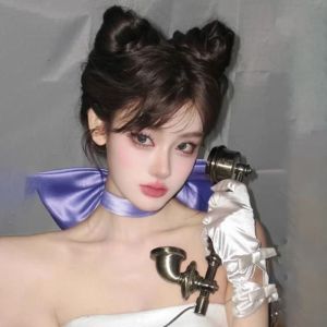 PRAYERF 1 Pair ถุงมือสั้นๆ ถุงมือผ้าซาตินสีขาวสำหรับงานแต่งงาน Marie Cat cos ตาข่ายแบบตาข่าย ถุงมือผูกโบว์ สวยงามสวยงาม สง่างามเรียบหรู ถุงมือลูกไม้ผู้หญิง ชุดเดรสแต่งงาน