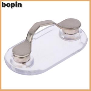 Bopin Magnetic Hang Eyeglass Holder Pin Brooches Multi-function Portable Clothes Clip