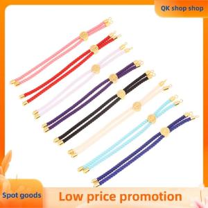 ✨QK shop✨ 5Pcs Nylon Twisted Cord Bracelet Ropes Adjustable Braided Cord For DIY Bracelet Jewelry Making
