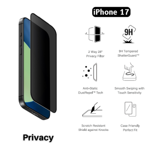 UNIQ Optix iPhone 17 Pro Max / 17 Pro / 17 Air Screen Protector 9H Tempered Glass
